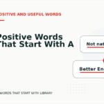 Positive Words That Start With A