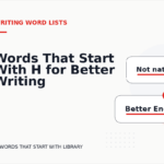 Words That Start With H for Better Writing