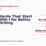 Words That Start With I for Better Writing