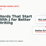 Words That Start With J for Better Writing
