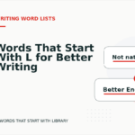 Words That Start With L for Better Writing