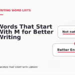 Words That Start With M for Better Writing